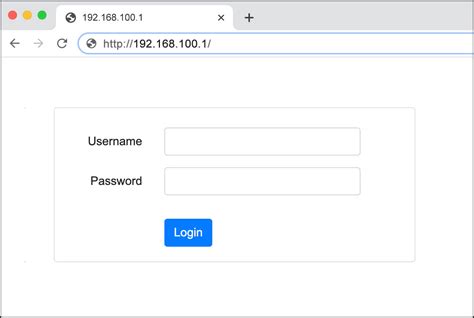 192..168.100.1|192.168.100.1 – Login Admin: Accessing Router Settings ...